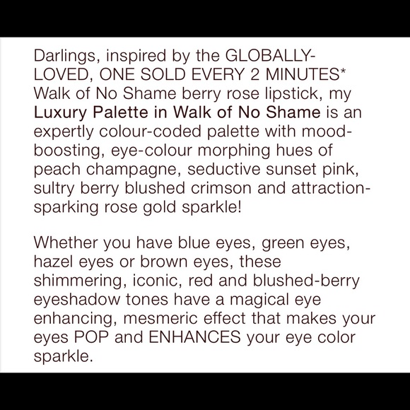 ✨ Charlotte Tilbury LUXURY PALETTE WALK OF NO SHAME - Picture 6 of 9